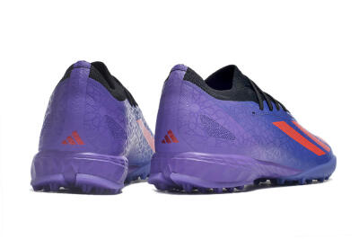 Adidas X Crazyfast.1 TF Low-Tops Football Shoes - Blue/Red/Purple