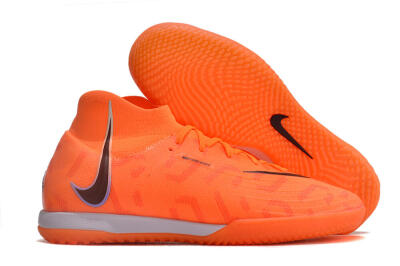 Nike Phantom Luna Elite NU IC High-Tops Football Shoes - Orange/Purple/Black