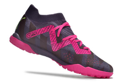 Puma Future X Powercat Tokyo Match TF Low-Tops Football Shoes - Purple/Brown/Pink/Green