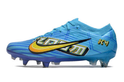 Nike Air Zoom Mercurial Vapor 15 Elite SG Low-Tops Football Boots - Blue/Yellow/Orange/White