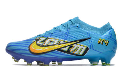 Nike Air Zoom Mercurial Vapor 15 Elite AG Low-Tops Football Boots - Blue/Yellow/Orange/White