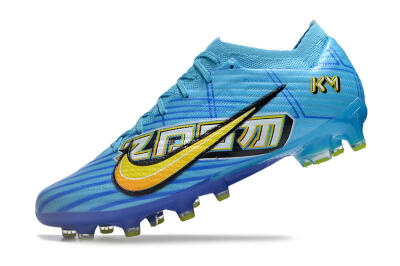 Nike Air Zoom Mercurial Vapor 15 Elite AG Low-Tops Football Boots - Blue/Yellow/Orange/White