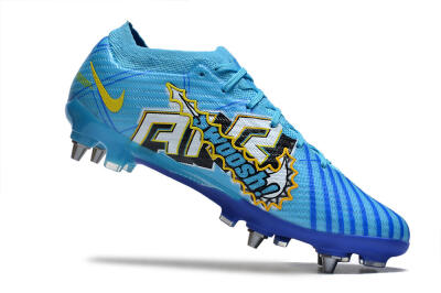 Nike Air Zoom Mercurial Vapor 15 Elite SG Low-Tops Football Boots - Blue/Yellow/Orange/White