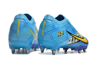 Nike Air Zoom Mercurial Vapor 15 Elite SG Low-Tops Football Boots - Blue/Yellow/Orange/White