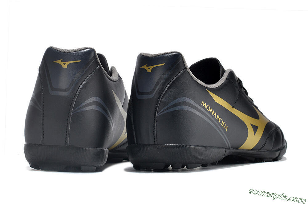 Mizuno Monarcida Neo Ckassic TF Low-Tops Football Shoes - Black/Gold 6