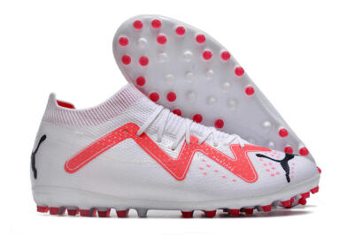 Puma Future Ultimate MG Low-Tops Football Boots - White/Red/Black