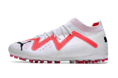Puma Future Ultimate MG Low-Tops Football Boots - White/Red/Black