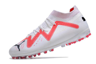 Puma Future Ultimate MG Low-Tops Football Boots - White/Red/Black