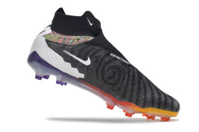 Nike Phantom GX Elite FG High-Tops Football Boots - Black/Yellow/Orange/Purple