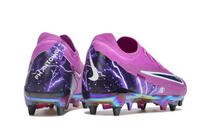 Nike Phantom GX Elite SG Low-Tops Football Boots - Purple/White/Gold