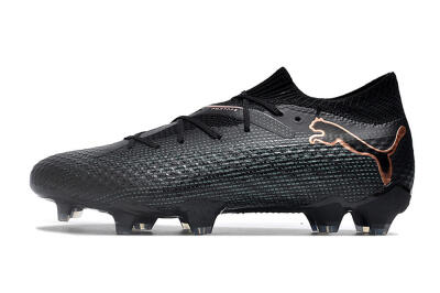 Puma Future Ultimate 2024 FG Low-Tops Football Boots - Black/Blue/Gold