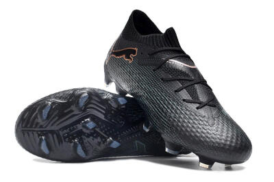 Puma Future Ultimate 2024 FG Low-Tops Football Boots - Black/Blue/Gold