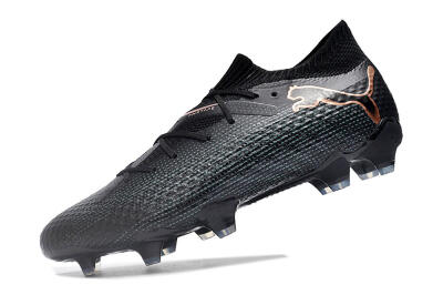 Puma Future Ultimate 2024 FG Low-Tops Football Boots - Black/Blue/Gold