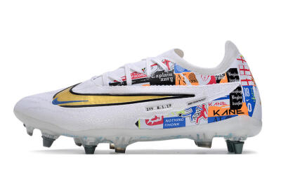 Nike Phantom GX Elite SG Low-Tops Football Boots - White/Rainbow