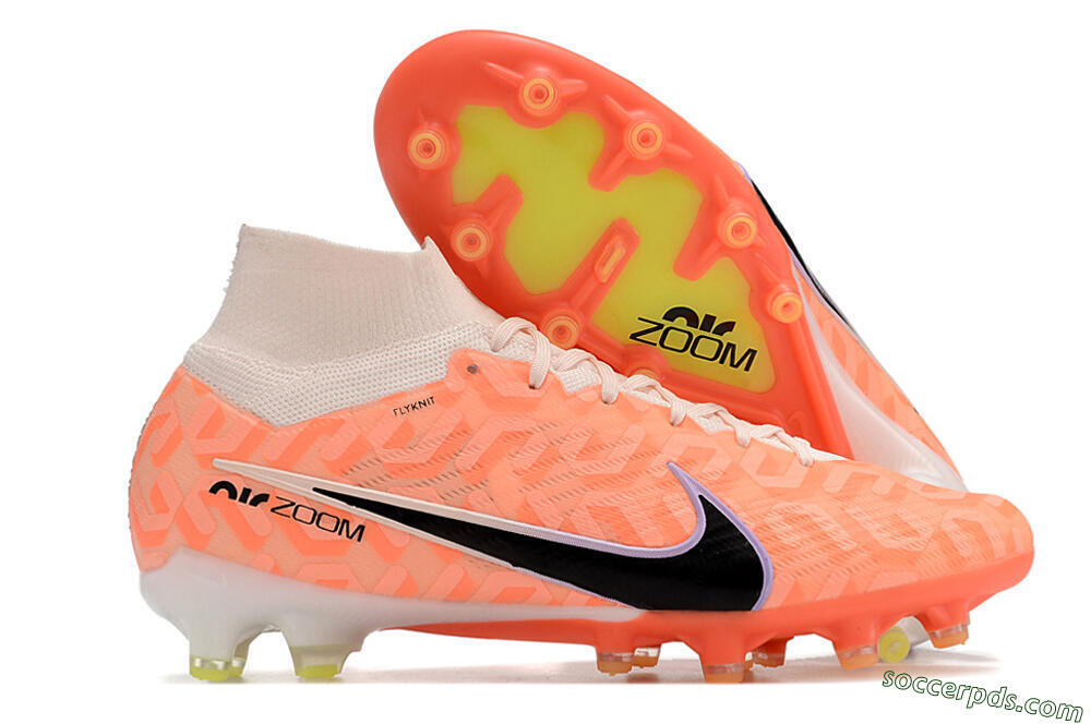 Nike Air Zoom Mercurial Superfly 9 Elite AG High-Tops Football Boots - Orange/Pink/Purple/Black 1