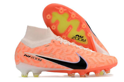Nike Air Zoom Mercurial Superfly 9 Elite AG High-Tops Football Boots - Orange/Pink/Purple/Black