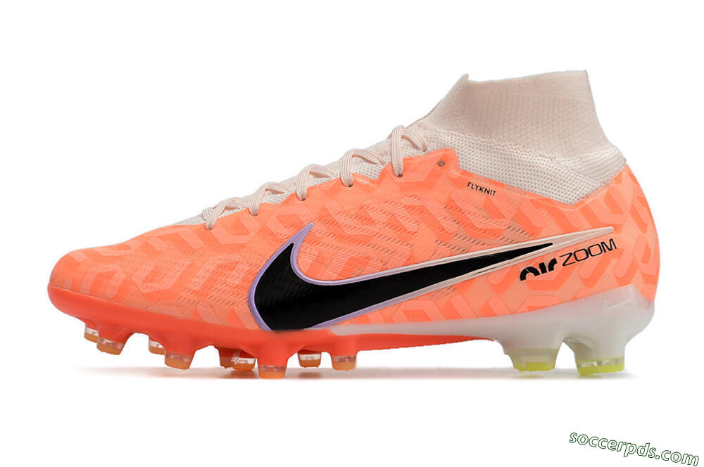 Nike Air Zoom Mercurial Superfly 9 Elite AG High-Tops Football Boots - Orange/Pink/Purple/Black 2