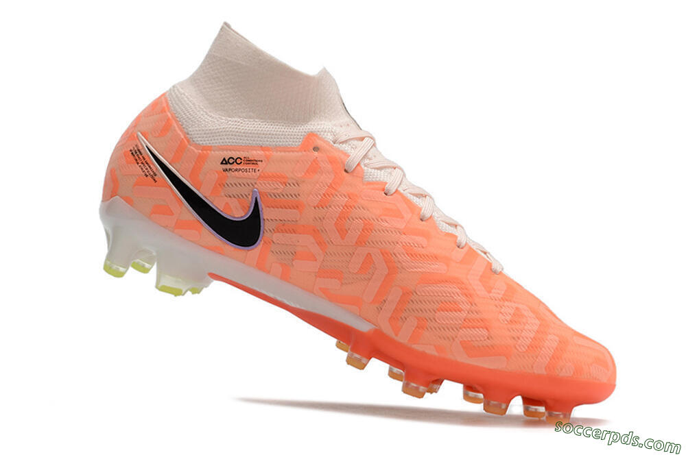 Nike Air Zoom Mercurial Superfly 9 Elite AG High-Tops Football Boots - Orange/Pink/Purple/Black 4