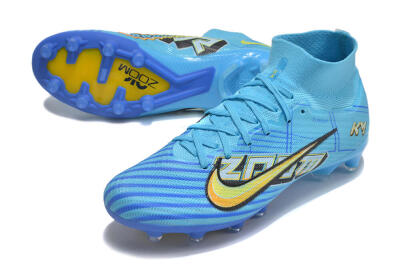 Nike Air Zoom Mercurial Superfly 9 Elite FG High-Tops Football Boots - Blue/Black/Yellow