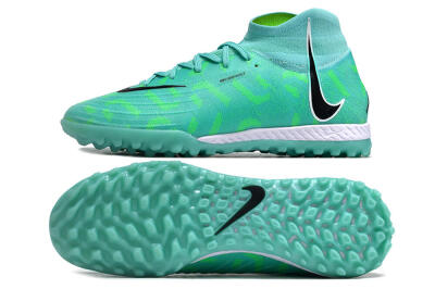 Nike Phantom Luna Elite NU TF High-Tops Football Shoes - Green/Black/White