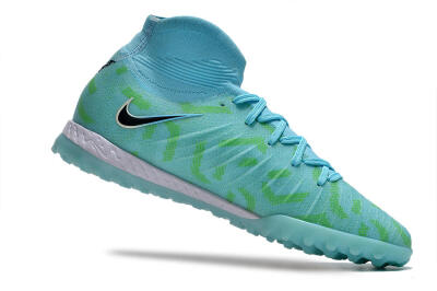 Nike Phantom Luna Elite NU TF High-Tops Football Shoes - Blue/Green/Black