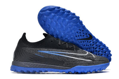Nike Phantom GX Elite TF Low-Tops Football Shoes - Grey/Black/Blue