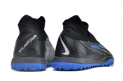 Nike Phantom GX Elite DF Link TF High-Tops Football Shoes - Grey/Black/Blue
