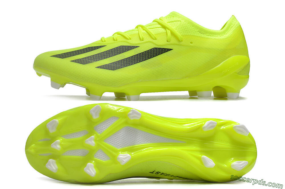 Adidas X Crazyfast.1 FG Low-Tops Football Boots - Yellow/Black 0