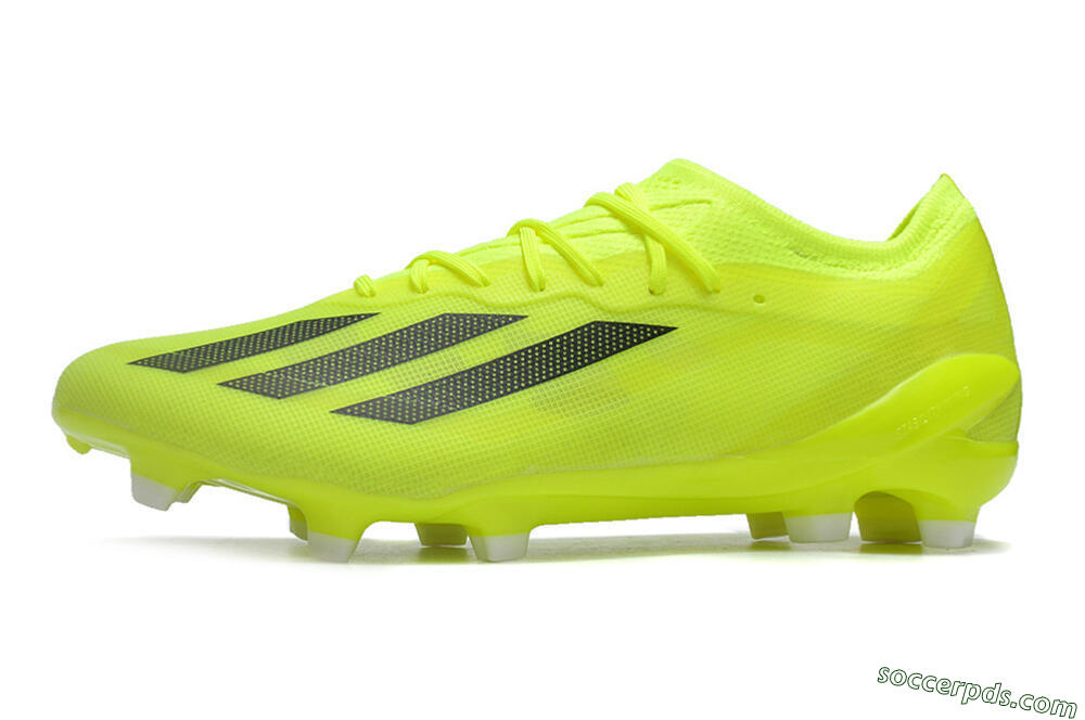 Adidas X Crazyfast.1 FG Low-Tops Football Boots - Yellow/Black 2