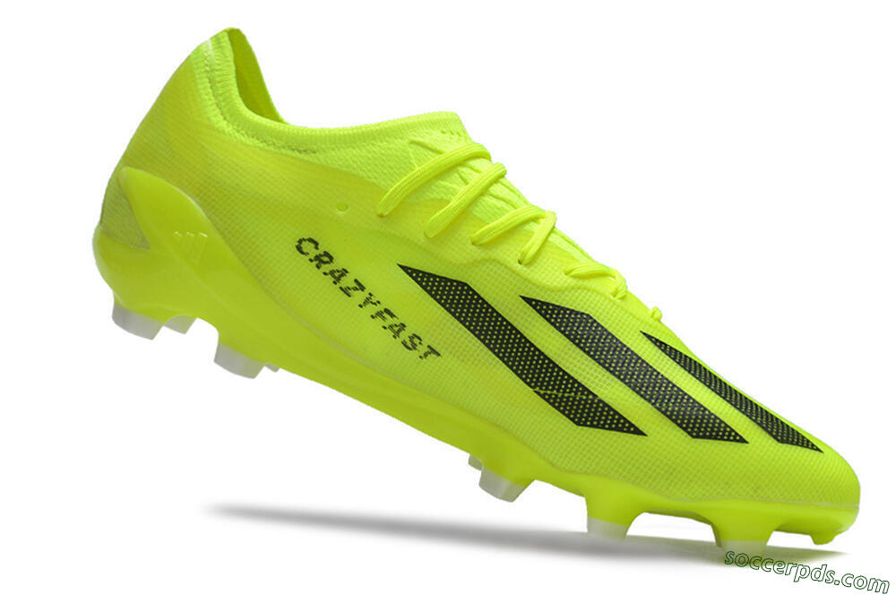 Adidas X Crazyfast.1 FG Low-Tops Football Boots - Yellow/Black 4