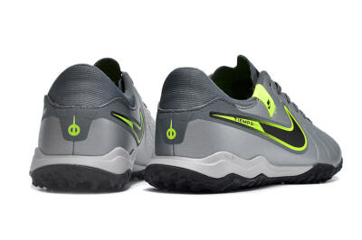Nike Tiempo Legend 10 Academy TF Low-Tops Football Shoes - Silver/Grey/Yellow