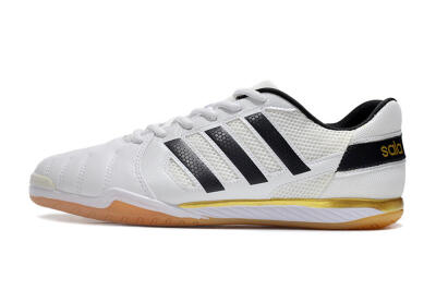 Adidas Top Sala IC Low-Tops Football Shoes - White/Black/Gold
