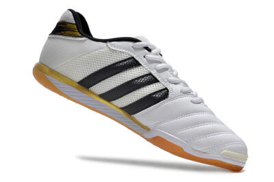 Adidas Top Sala IC Low-Tops Football Shoes - White/Black/Gold