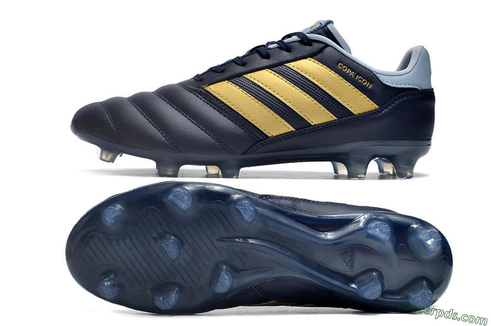 Adidas Copa Mundial.1 FG Low-Tops Football Boots - Blue/Gold 0