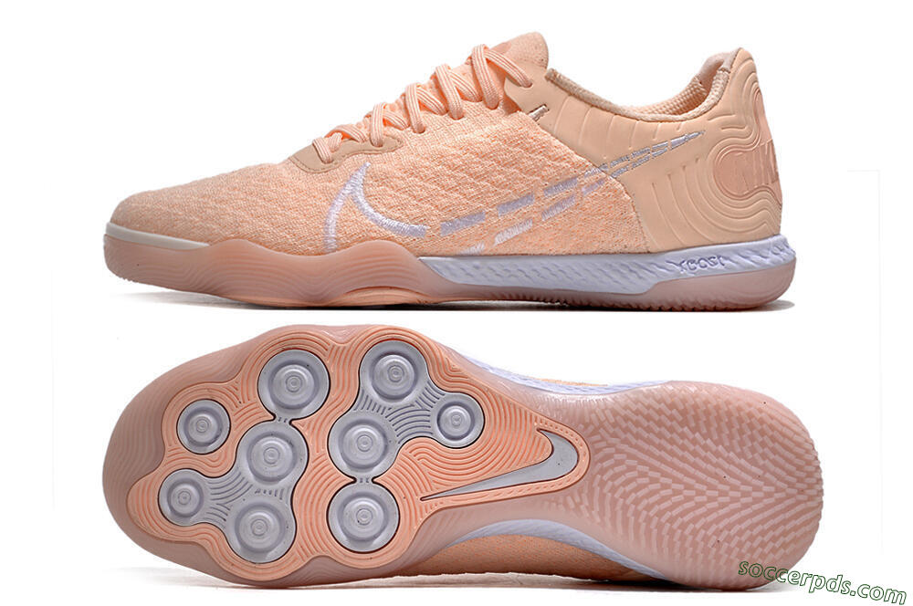 Nike React Gato IC Low-Tops Football Shoes - Pink/White 0