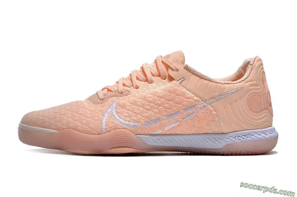 Nike React Gato IC Low-Tops Football Shoes - Pink/White 2