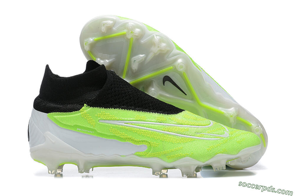 Nike Phantom GX Elite DF FG High-Tops Football Boots - Green/Black/Yellow/White 1