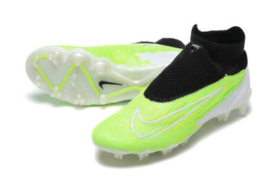 Nike Phantom GX Elite DF FG High-Tops Football Boots - Green/Black/Yellow/White