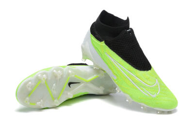 Nike Phantom GX Elite DF FG High-Tops Football Boots - Green/Black/Yellow/White