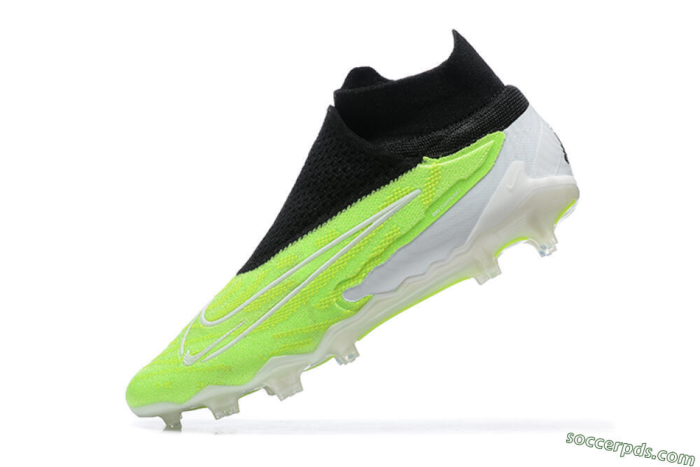 Nike Phantom GX Elite DF FG High-Tops Football Boots - Green/Black/Yellow/White 8