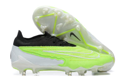 Nike Phantom GX Elite FG Low-Tops Football Boots - Green/Black/Yellow/White