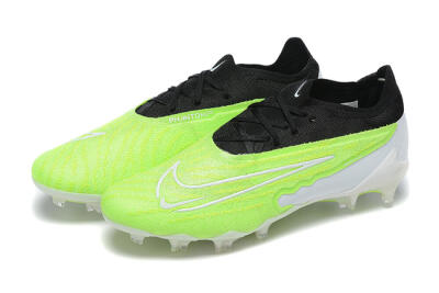 Nike Phantom GX Elite FG Low-Tops Football Boots - Green/Black/Yellow/White