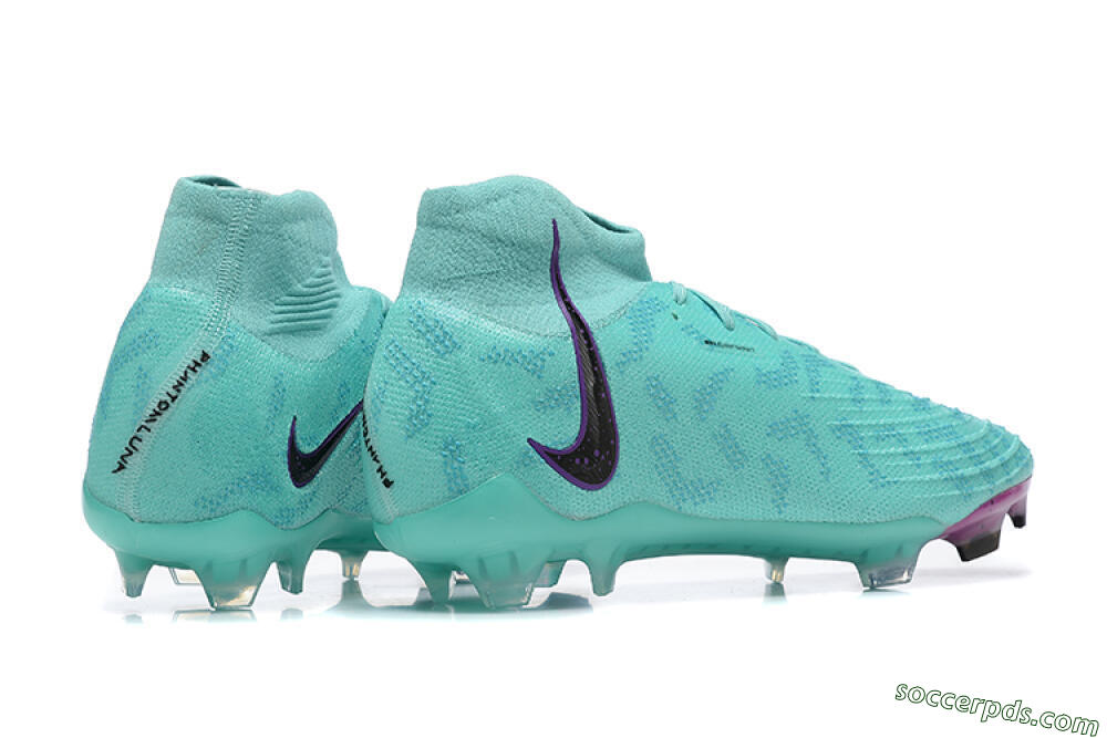 Nike Phantom Luna Elite FG High-Tops Football Boots - Blue/Black/Purple 9