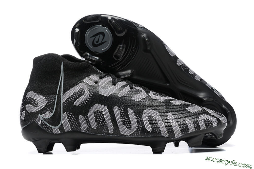 Nike Phantom Luna Elite FG High-Tops Football Boots - Black/Grey 1
