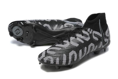 Nike Phantom Luna Elite FG High-Tops Football Boots - Black/Grey