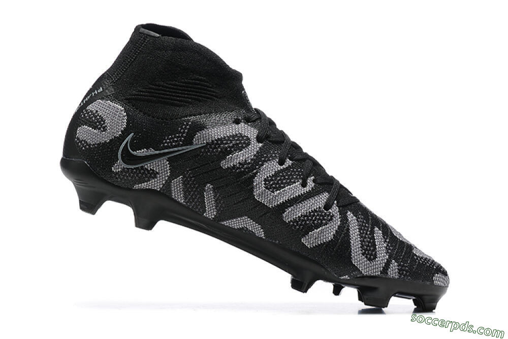 Nike Phantom Luna Elite FG High-Tops Football Boots - Black/Grey 7