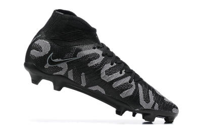 Nike Phantom Luna Elite FG High-Tops Football Boots - Black/Grey