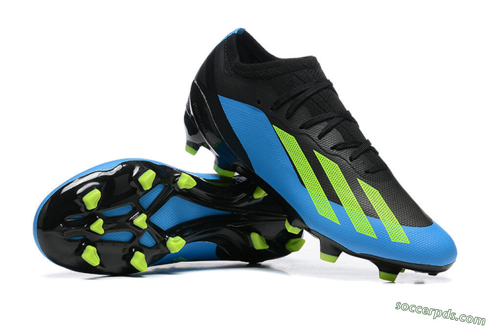 Adidas X Speedportal .1 FG Low-Tops Football Boots - Blue/Black/Yellow 4