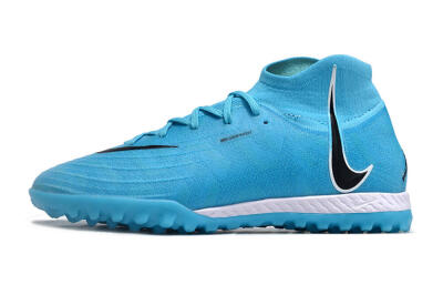 Nike Phantom Luna Elite NU TF High-Tops Football Shoes - Blue/Black/White