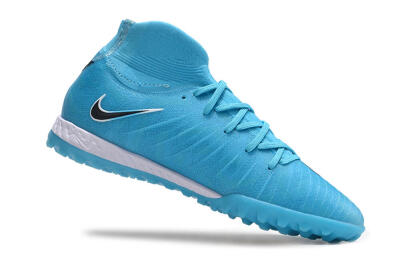 Nike Phantom Luna Elite NU TF High-Tops Football Shoes - Blue/Black/White